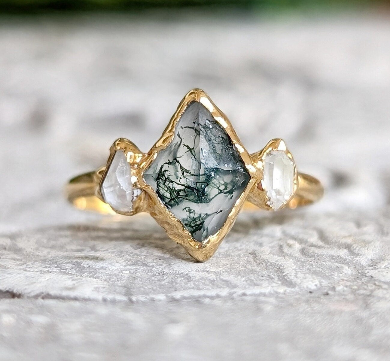 moss-agate-herkimer-diamond-