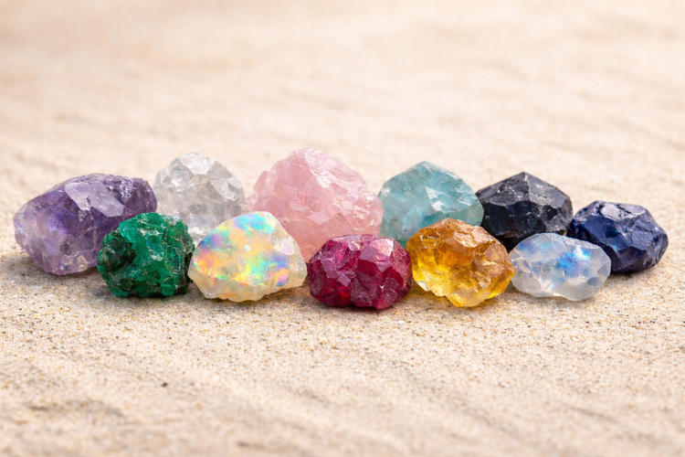 Raw Gemstone Rings – Natural Crystal & Rough Stone Jewelry