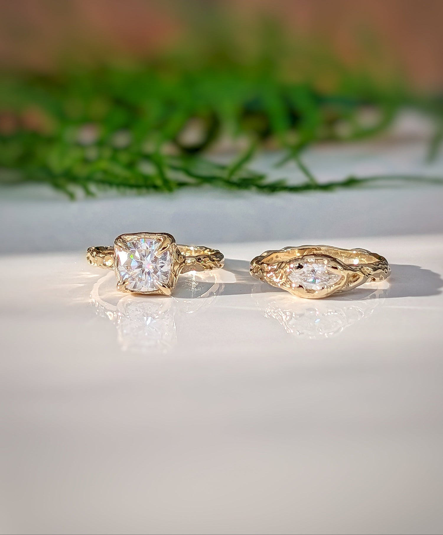 Moissanite Engagement Rings & Moissanite Rings