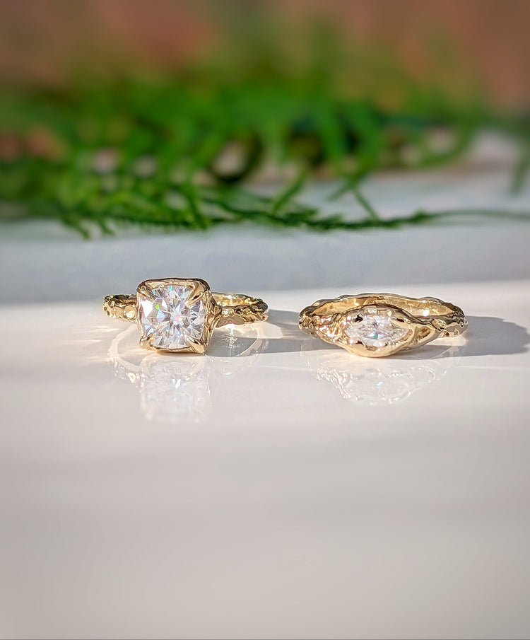 Moissanite Engagement Rings & Moissanite Rings