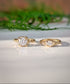 Bague de fiançailles en moissanite marquise – Bague organique fondue