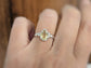 Handcrafted sterling silver ring featuring a pear-shaped citrine gemstone, perfect as a unique engagement ring.