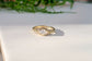 Moissanite diamond engagement ring in Gold