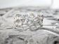 Molten Gold Honeycomb ring crafted in solid 14k gold, showcasing an abstract, nature-inspired design.