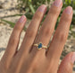 Australian Sapphire Engagement Ring – Organic Textured Ring
