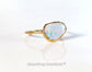 Handcrafted Australian Opal ring with a 14k gold filled band, perfect for unique engagements or special occasions.