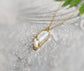 Freshwater Biwa Keshi Pearl Kintsugi necklace with 18k gold electroformed detailing on a 14k gold filled chain.