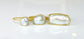 Three handmade Keshi pearl rings on gold bands showcasing unique shapes and luster.