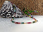 Handcrafted Multi Tourmaline bead necklace showcasing vibrant colors, perfect for Mother's Day or as a unique birthstone gift.