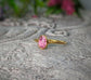 Handcrafted pink Tourmaline ring on a 14k gold filled band, perfect for gifts or special occasions.