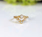 Handmade raw diamond chevron wedding ring set in 18k gold, showcasing unique uncut diamonds.